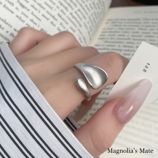 マットスパイラル リング ゴールド/シルバー【スピード配送】