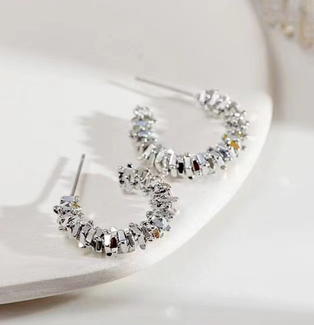 グリッターサークルピアス【予約商品】