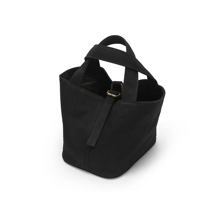 エクラミニトートバック ブラック/ホワイト 【予約商品】