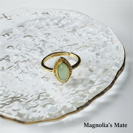 アンティークオーバルストーンリング 【スピード配送】