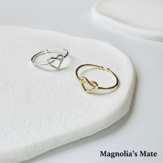インフィニティハートリング ゴールド/シルバー 【スピード配送】