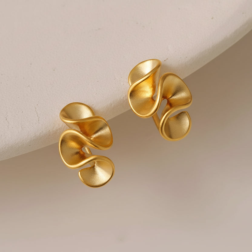 フローヴェールイヤリング/ピアス ゴールド/シルバー【予約商品】