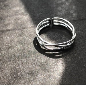 クロスライン シルバーリング【予約商品】