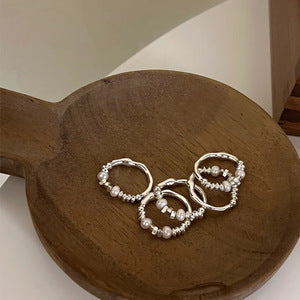 ニュアンス淡水パールビーズリング1P 【在庫限り】