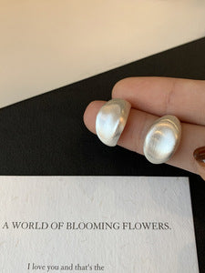 マットオーバルピアス ゴールド/シルバー【予約商品】