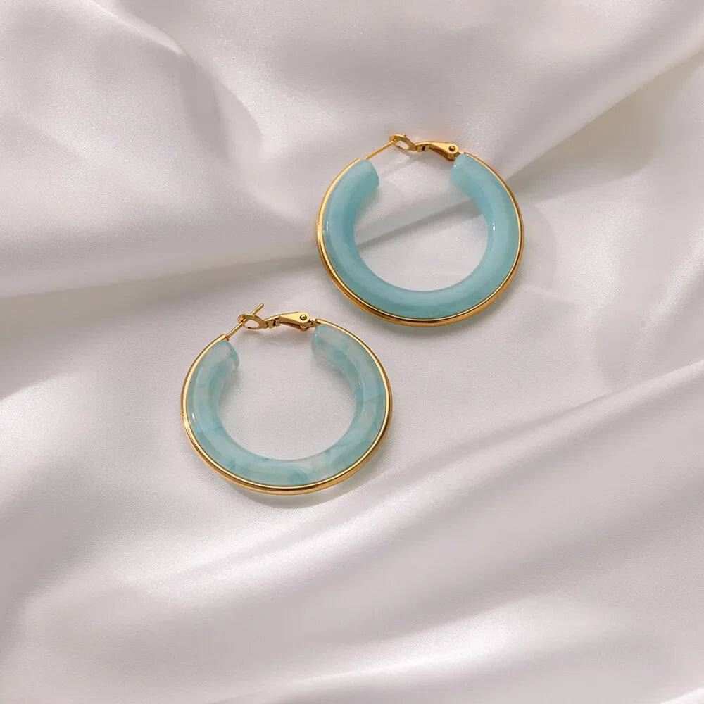 カラーグローフープピアス 8色【予約商品】