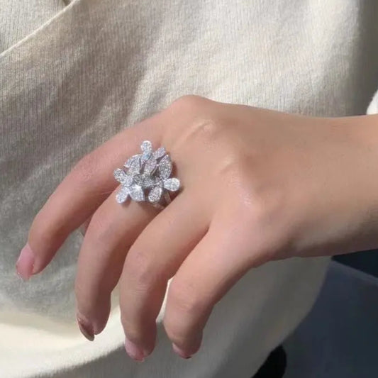 ロイヤルブロッサムリング シルバー【スピード配送】