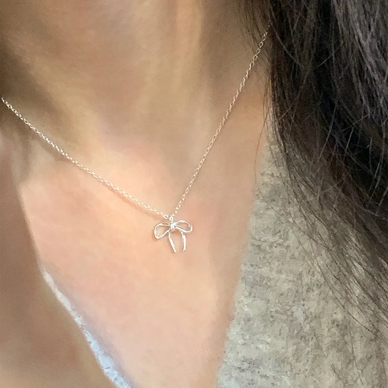 シルキーリボン ネックレス 【アウトレット品】☆