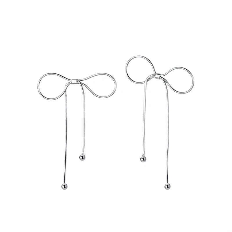 ラインリボンピアス 【アウトレット品】