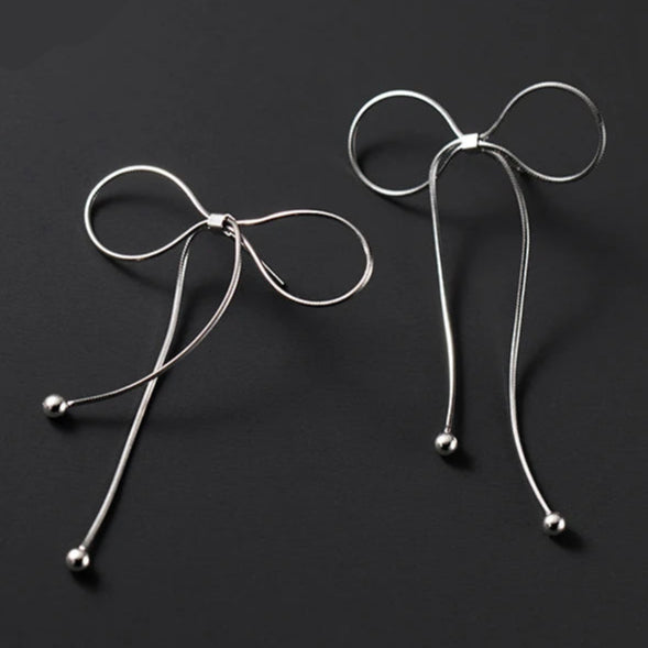 ラインリボンピアス 【アウトレット品】
