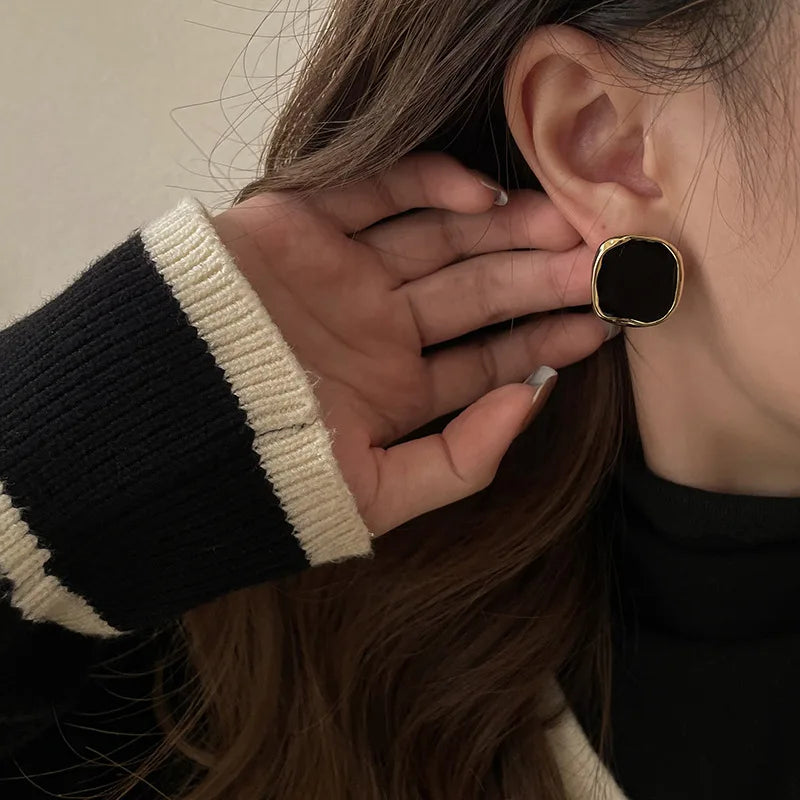 モダンエッジピアス ブラック/ブラウン 【アウトレット品】