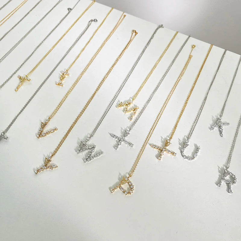 ルミナスイニシャルネックレス【予約商品】