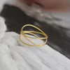 ツイストリボンリング ゴールド【予約商品】