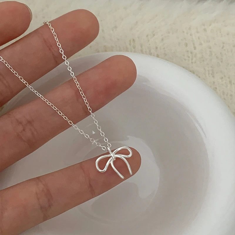 シルキーリボン ネックレス 【アウトレット品】☆