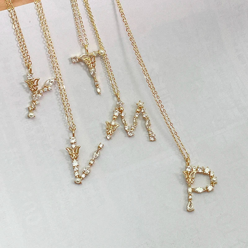 ルミナスイニシャルネックレス【予約商品】