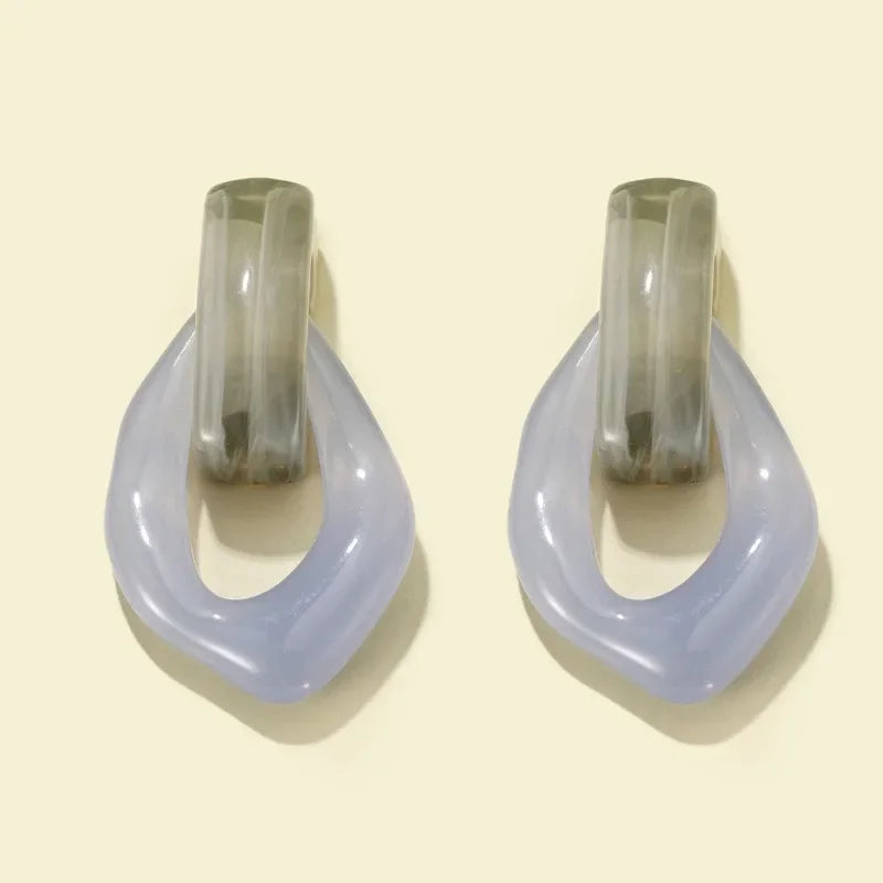 レトロカラードロップピアス【予約商品】