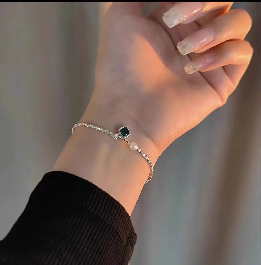 エメラルドグリーンパール ネックレス / ブレスレット 【予約商品】