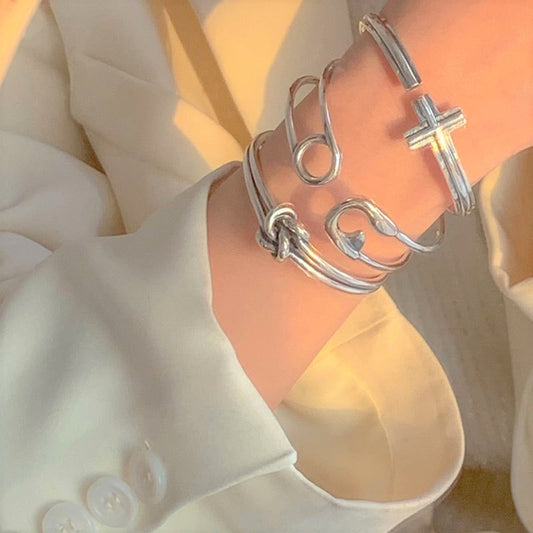 ヴィンテージ風 シルバーバングル 3type 【予約商品】