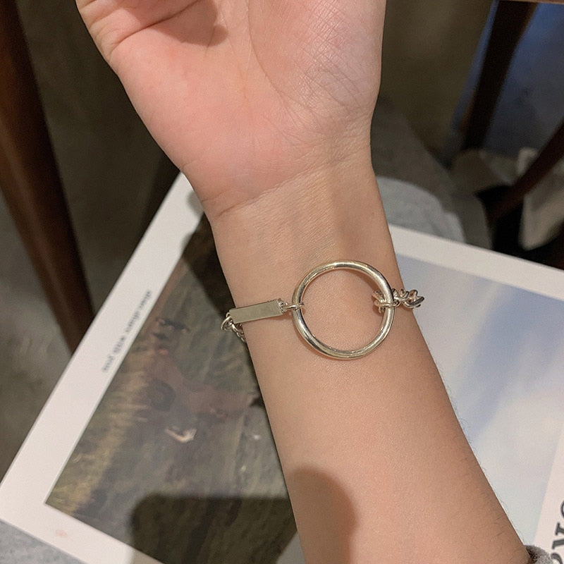 サークルシェイプ ブレスレット シルバー 【予約商品】