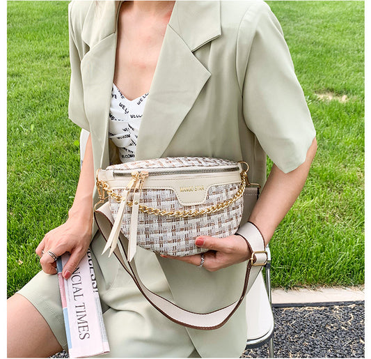 ツイード ウエストポーチ 4色 【予約商品】