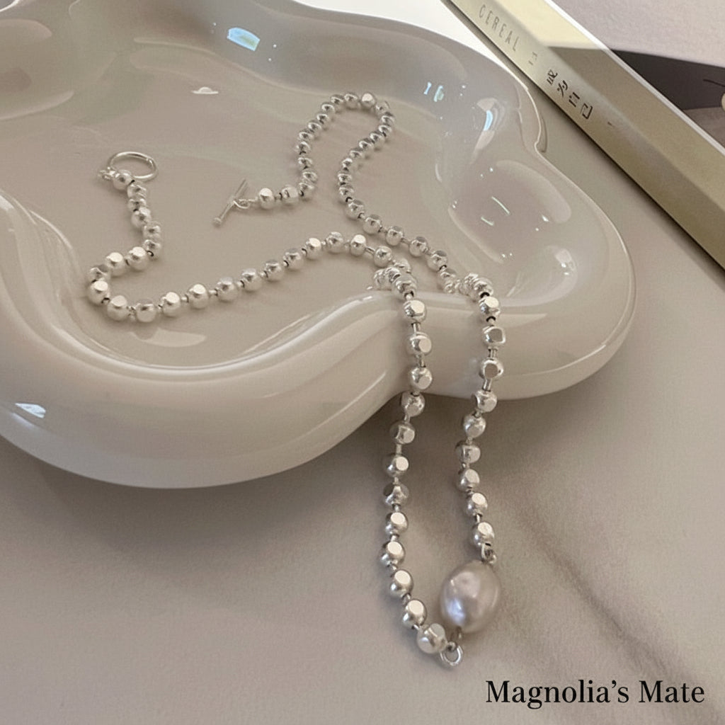 キュービックチェーン ラリアットネックレス 【スピード配送】