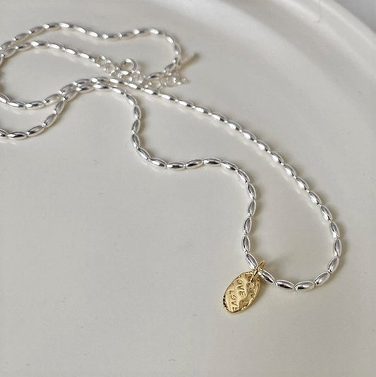 ヴィンテージ シルバーチェーンネックレス  【スピード配送】