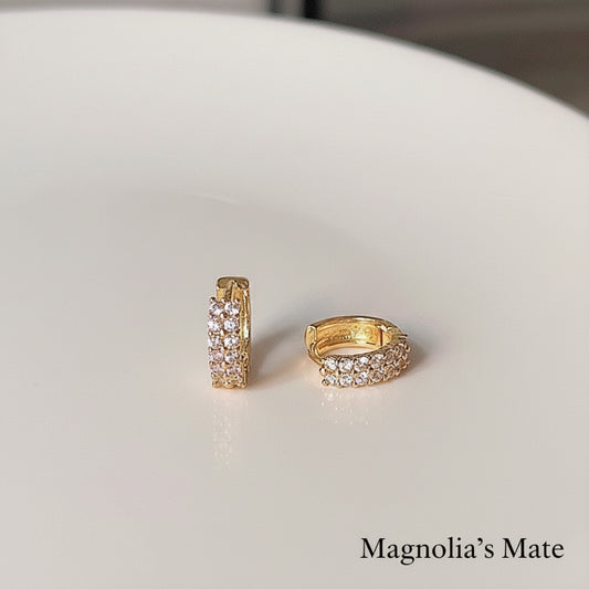 シャイニーゴールド ワンタッチピアス 【スピード配送】