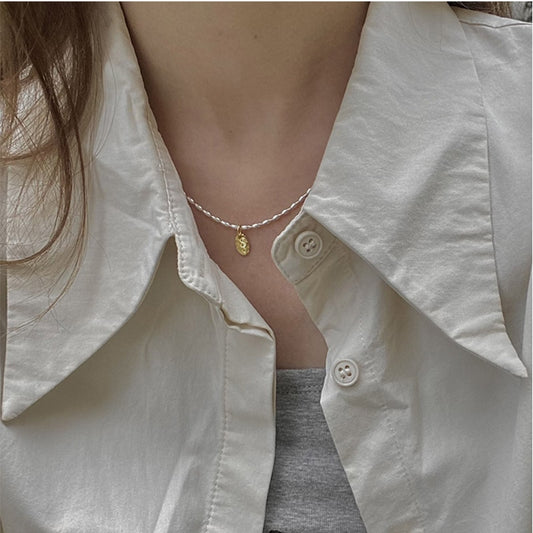 ヴィンテージ シルバーチェーンネックレス 【スピード配送】