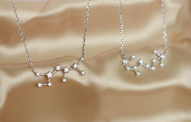 スターサインネックレス 12種 シルバー 【予約商品】