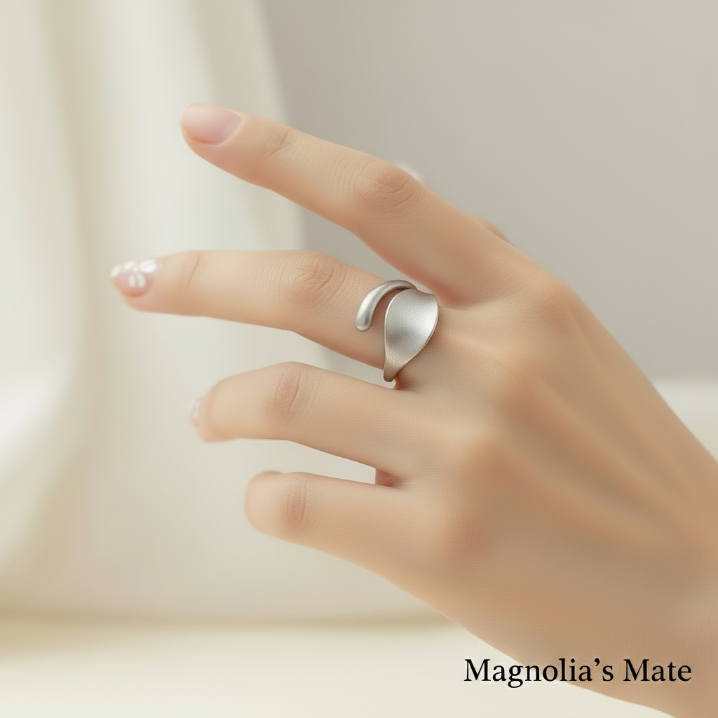 Matte Spiral Slim Ring Gold/Silver [Outlet Item]
