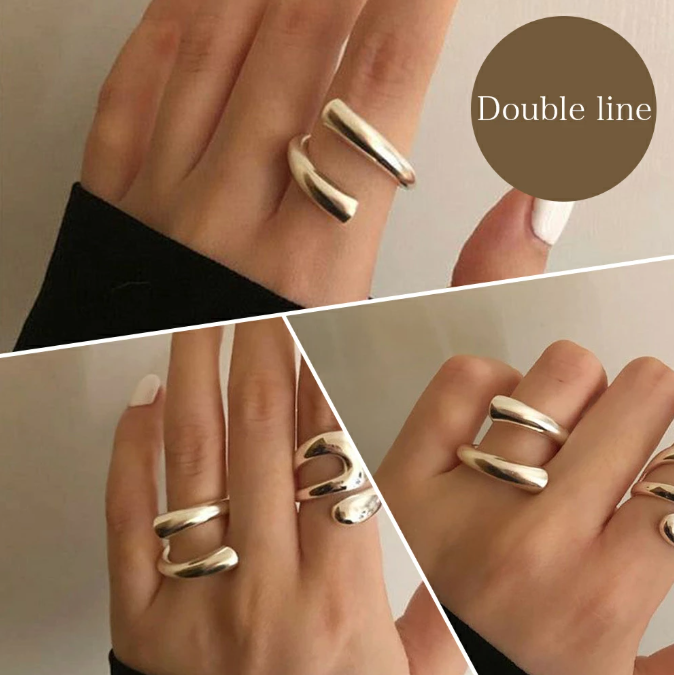 ねじれスパイラルリング 2Style シルバー 【スピード配送 ねじれスパイラルリング 2Style シルバー 【スピード配送