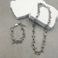 Chain Necklace &amp; Bracelet Set Gold/Silver [Fast Shipping]