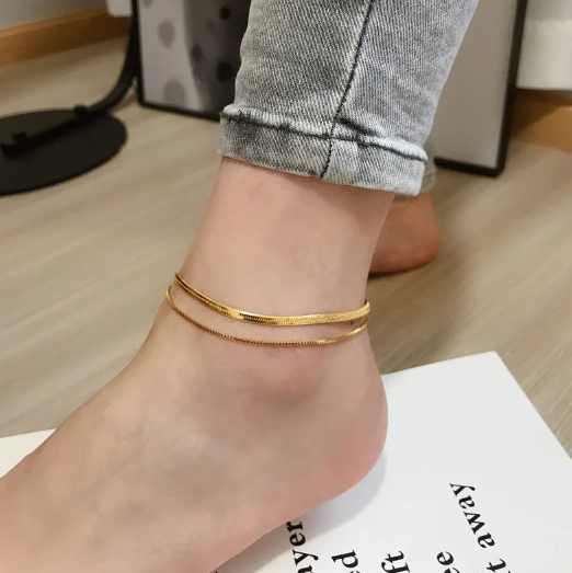 2連アンクレット　【スピード配送】