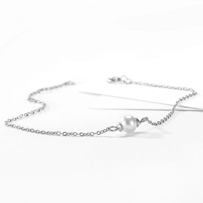 シングルパールブレスレット　【スピード配送】