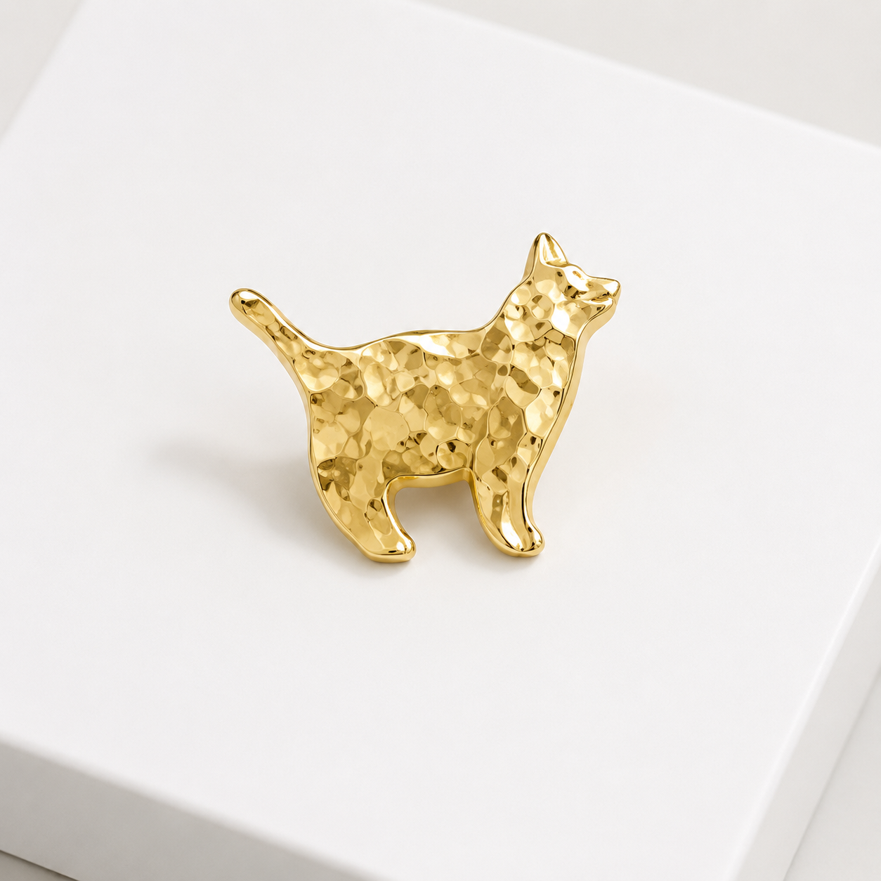 ニュアンスキャット・メタルブローチ【予約商品】