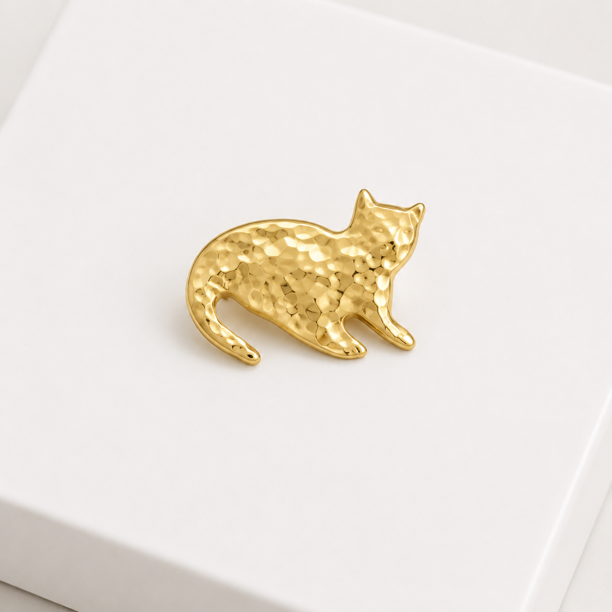 ニュアンスキャット・メタルブローチ【予約商品】