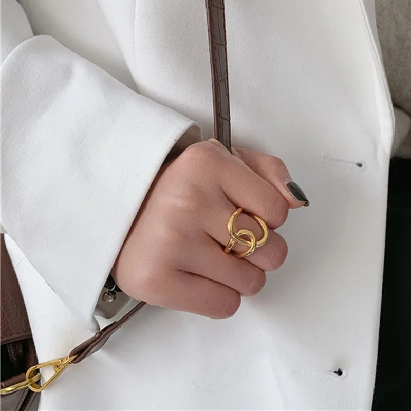 Dual Ring Inter Ring Silver/Gold [Pre-order item]