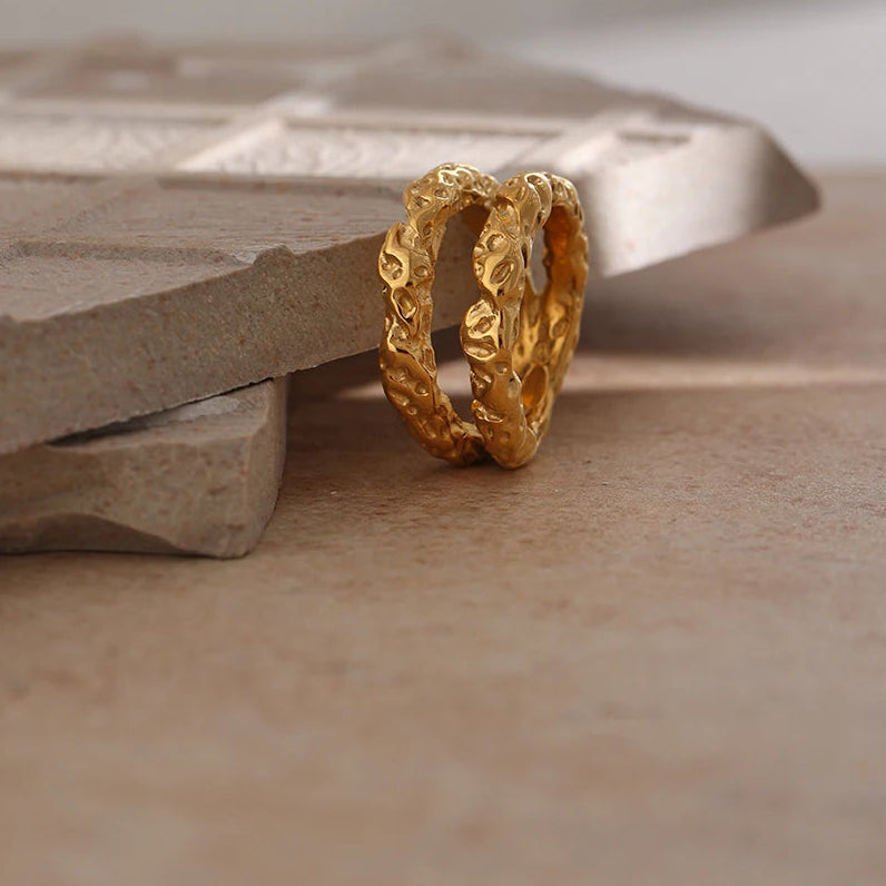 Double Round Ring Gold [Pre-order Item]