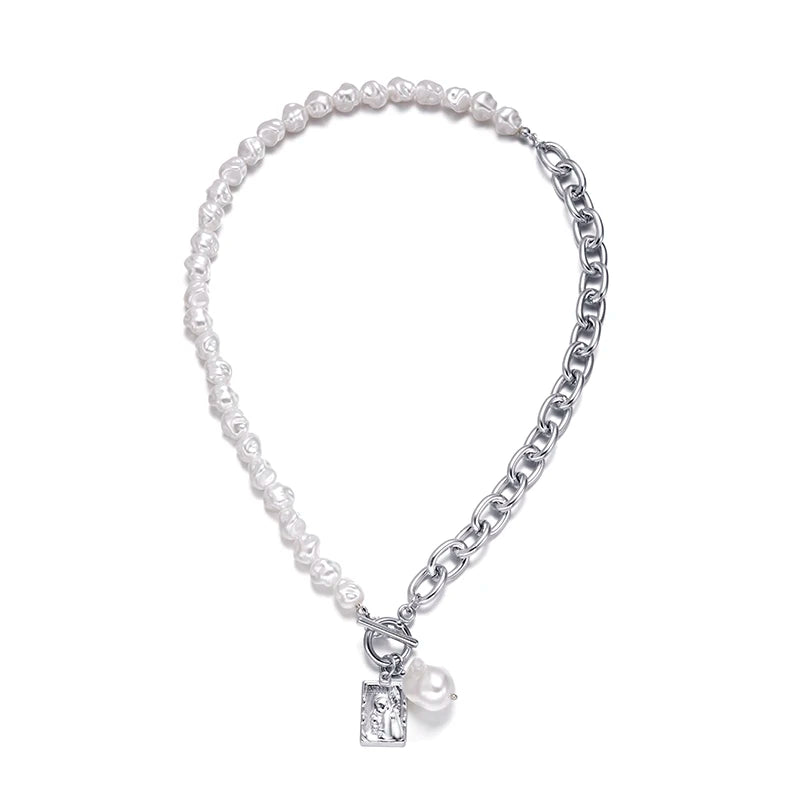 Dual Grace Necklace Silver/Gold [Pre-order item]