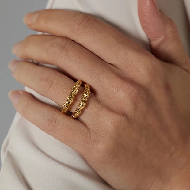 Double Round Ring Gold [Pre-order Item]