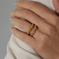Double Round Ring Gold [Pre-order Item]