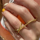 Leaf Swirl Ring Gold/Silver [Pre-order item]