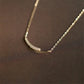 Elegant Curve Necklace Silver/Gold [Pre-order item]