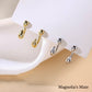 Mini Double Drop Earrings Gold/Silver [Fast Shipping]