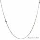Silver Line Minimal Necklace Silver [Fast Shipping]