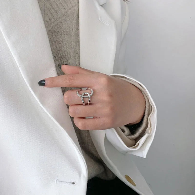 Dual Ring Inter Ring Silver/Gold [Pre-order item]