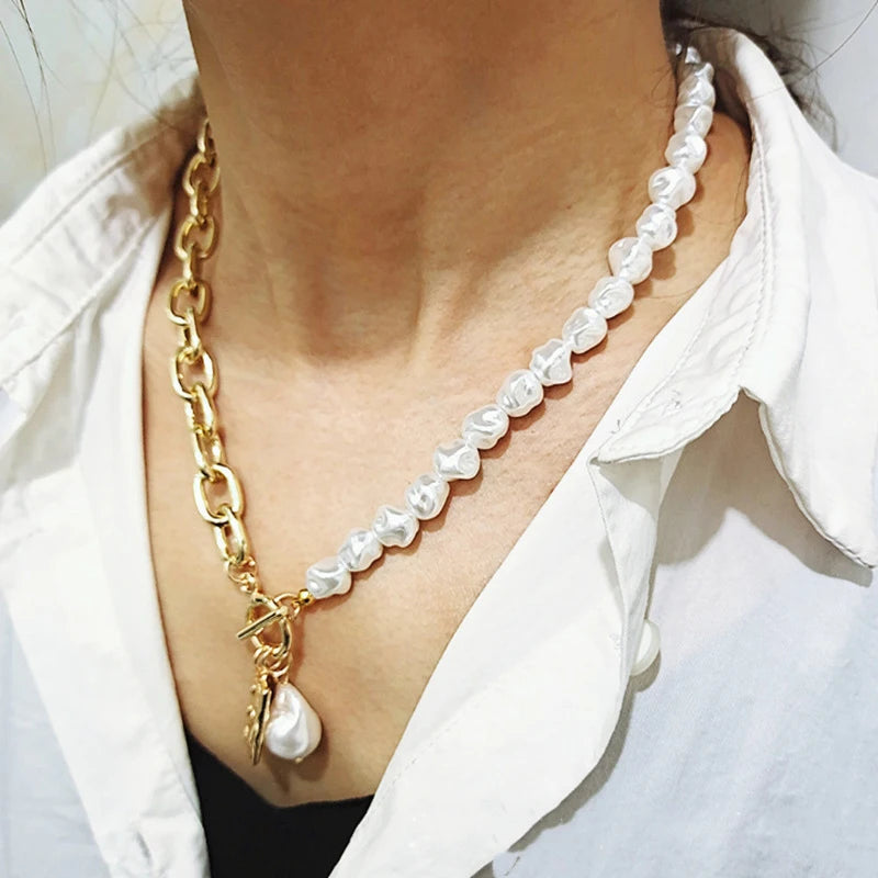 Dual Grace Necklace Silver/Gold [Pre-order item]