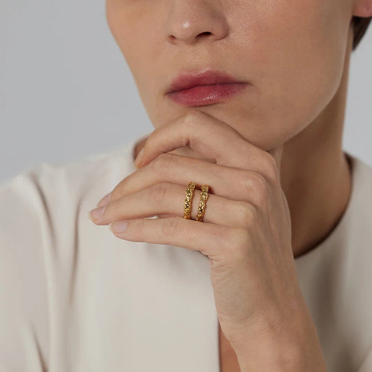 Double Round Ring Gold [Pre-order Item]