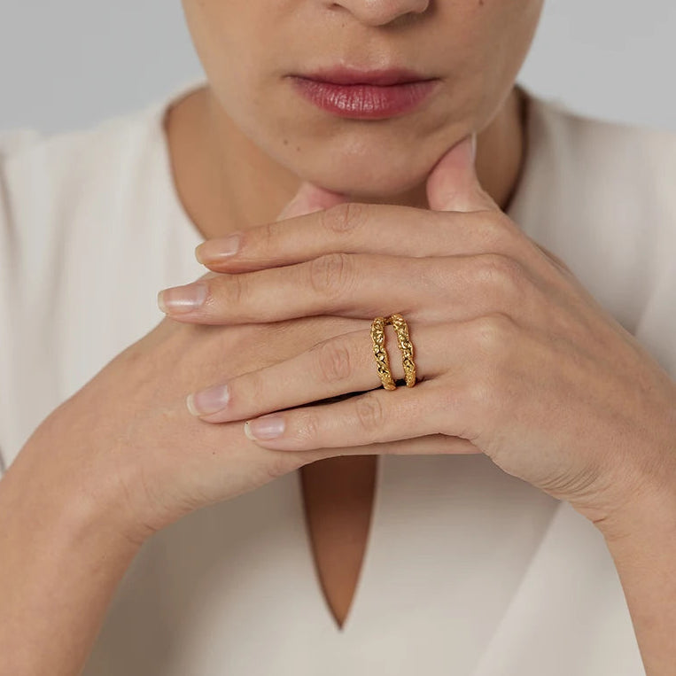 Double Round Ring Gold [Pre-order Item]