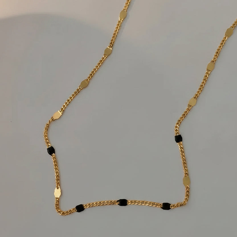Silver Line Minimal Necklace Silver [Fast Shipping]